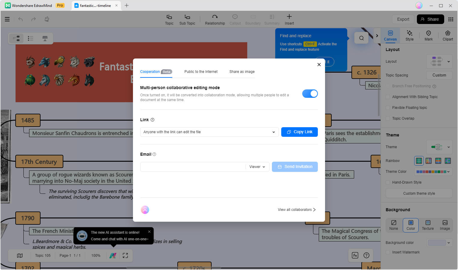 share the concept map