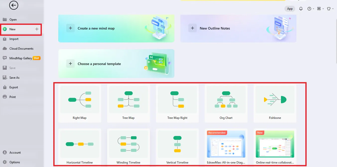 crear un cronograma con EdrawMind