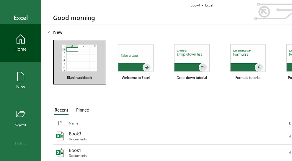 mind map excel schritt 1