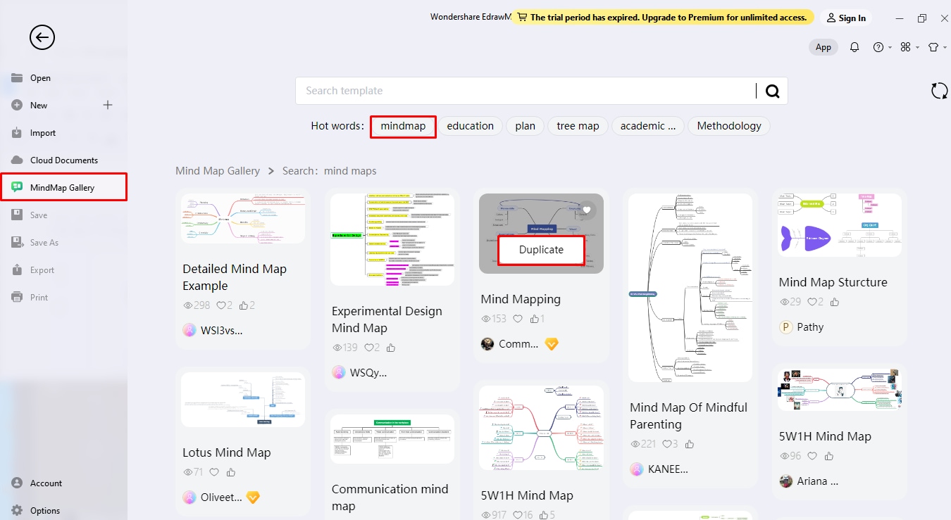 comment faire une carte mentale dans edrawmind