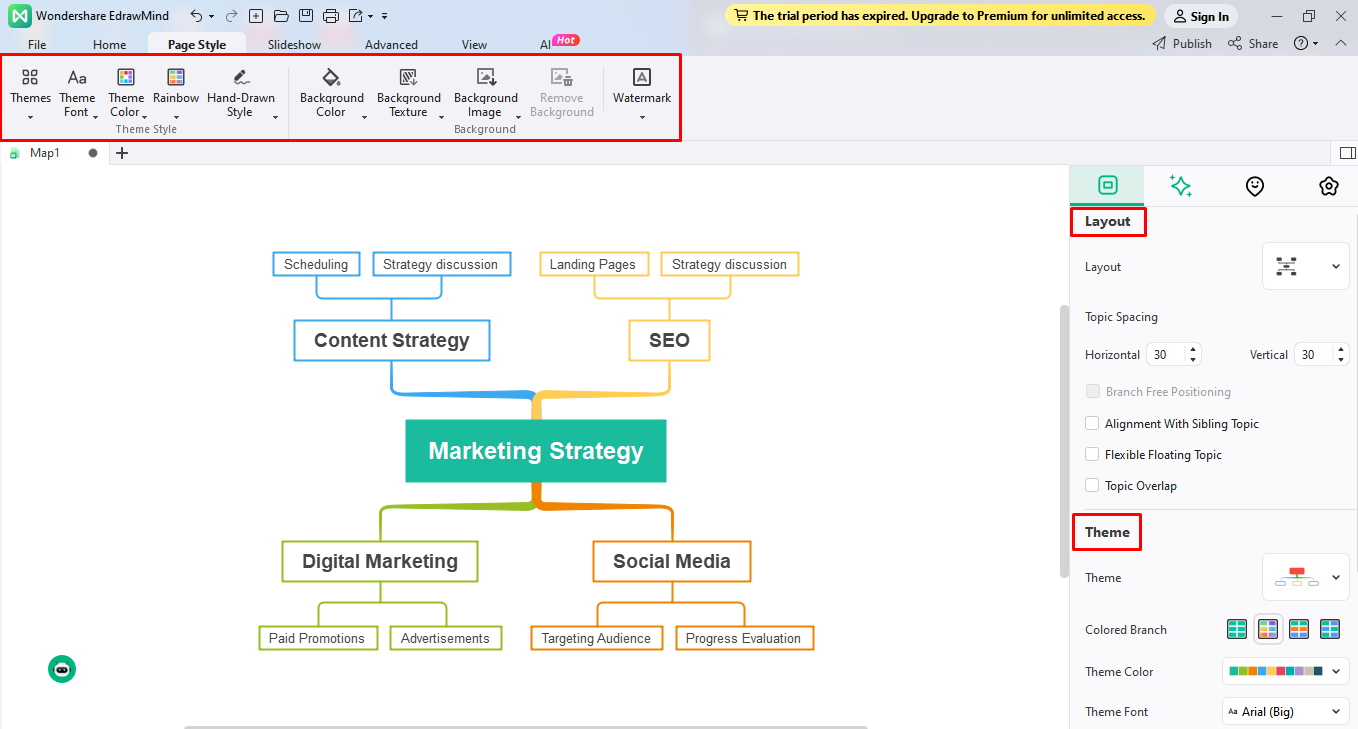 how to make a mind map in edrawmind