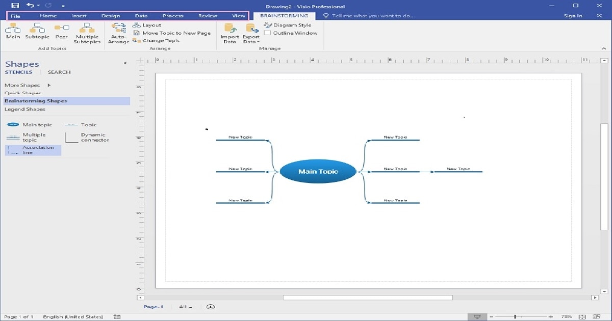 How to Make a Mind Map in Visio & EdrawMind