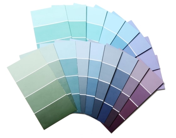 illustration d'une palette de couleurs cohérente