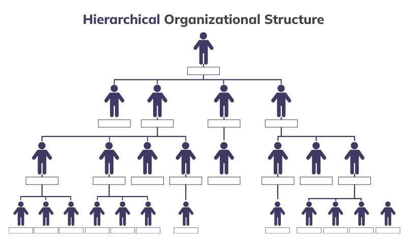 Hierarchische Organisationsstruktur