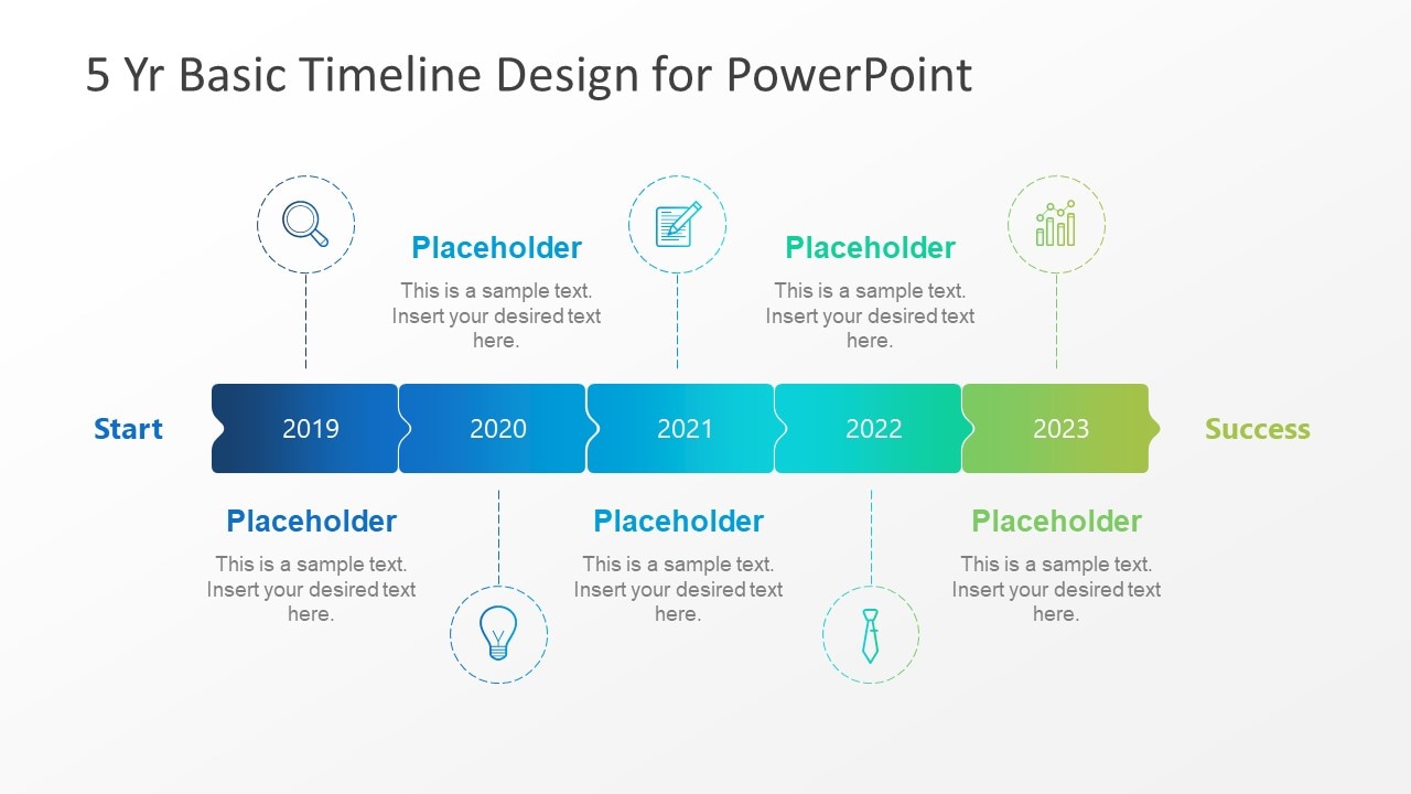 Free Simple Timeline Template for PowerPoint