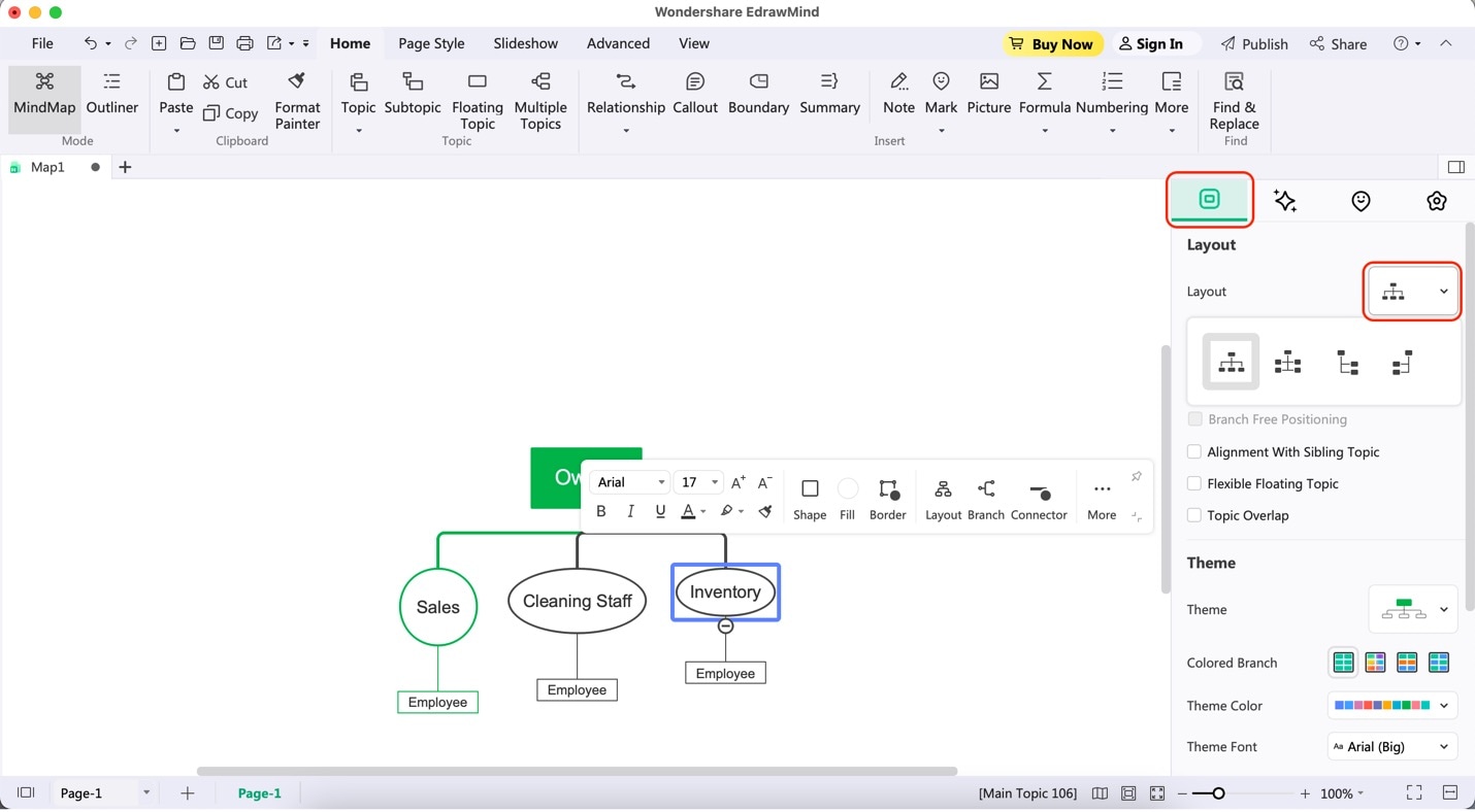 EdrawMind - Mind map software