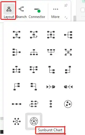 diseño gráfico radial de anillos