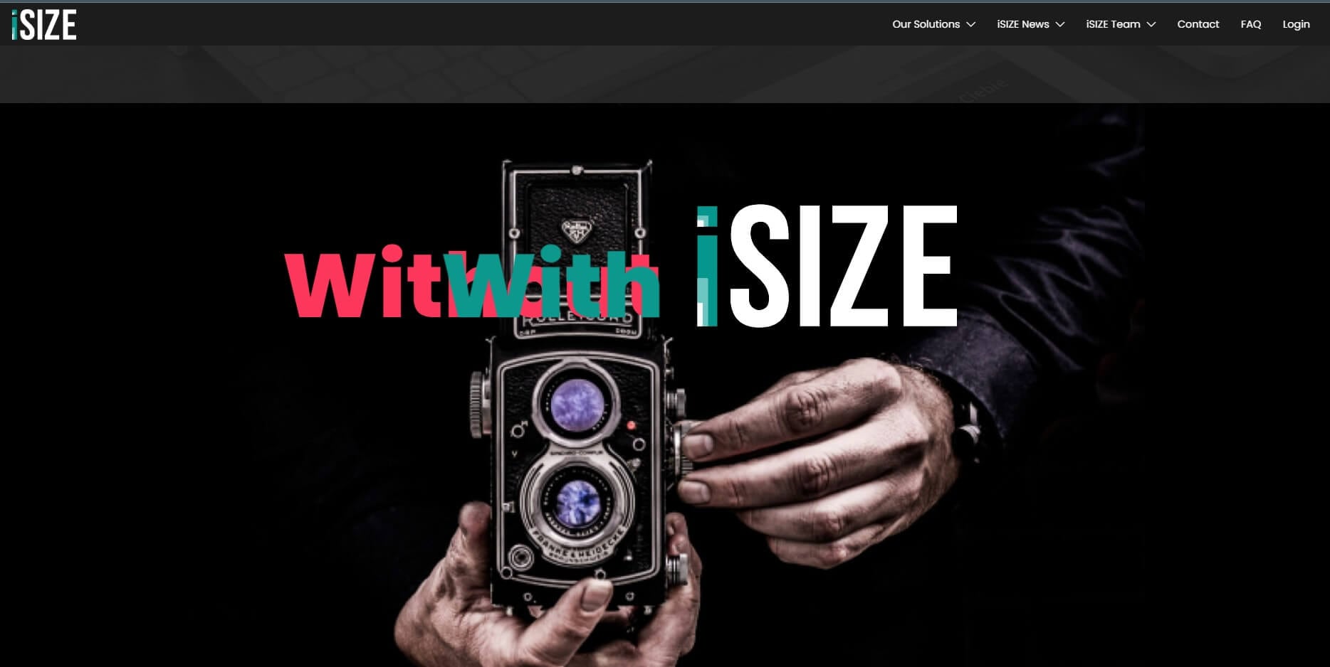 isize main website interface