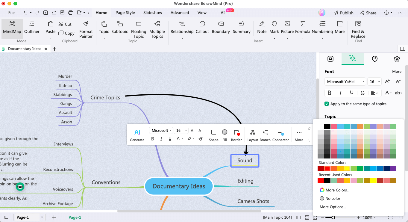 how to make an idea map in edrawmind