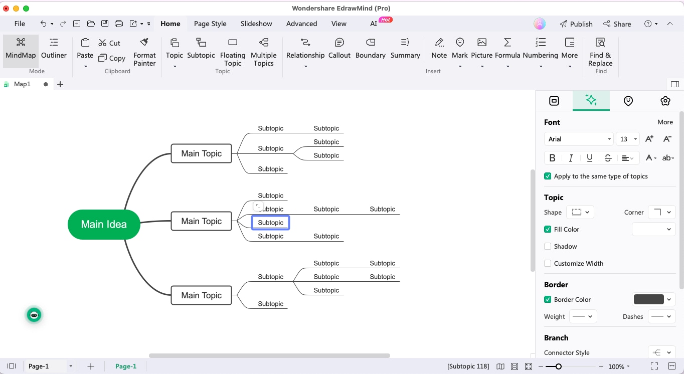 Wie man eine Mind Map erstellt