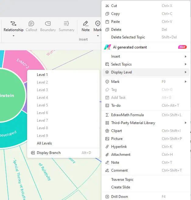 assign data display