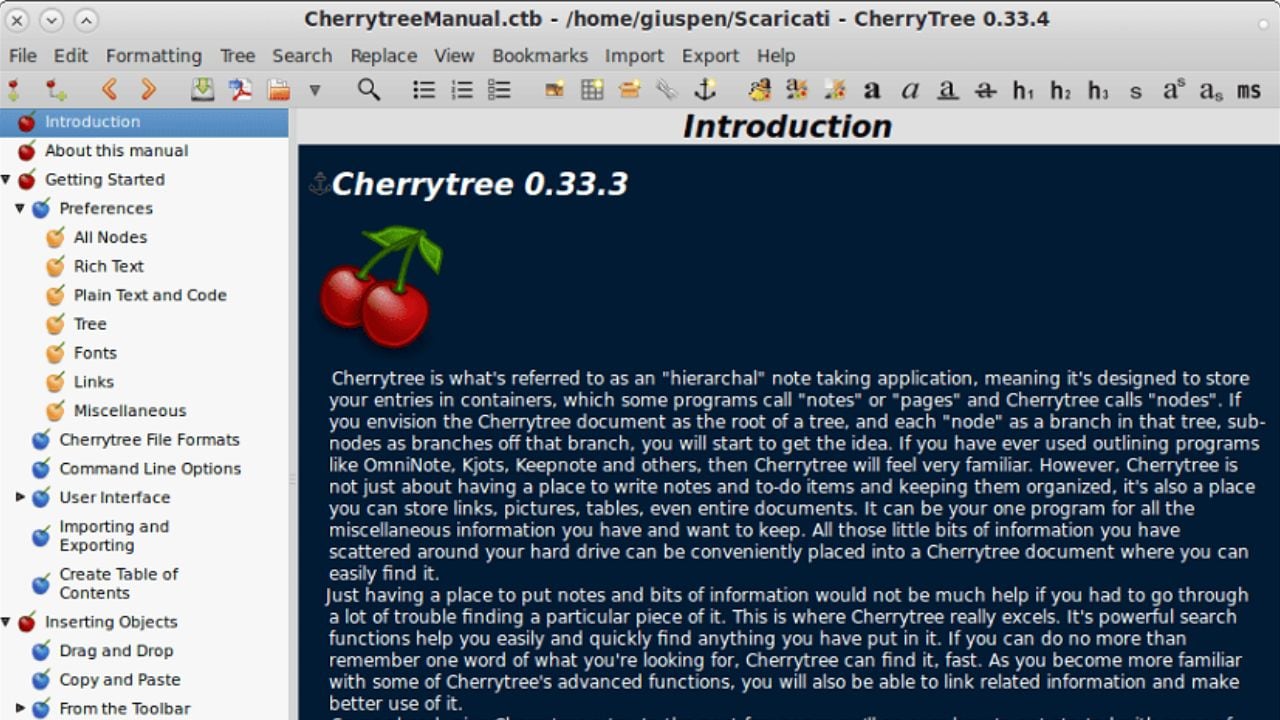 user-interface-of-cherrytree