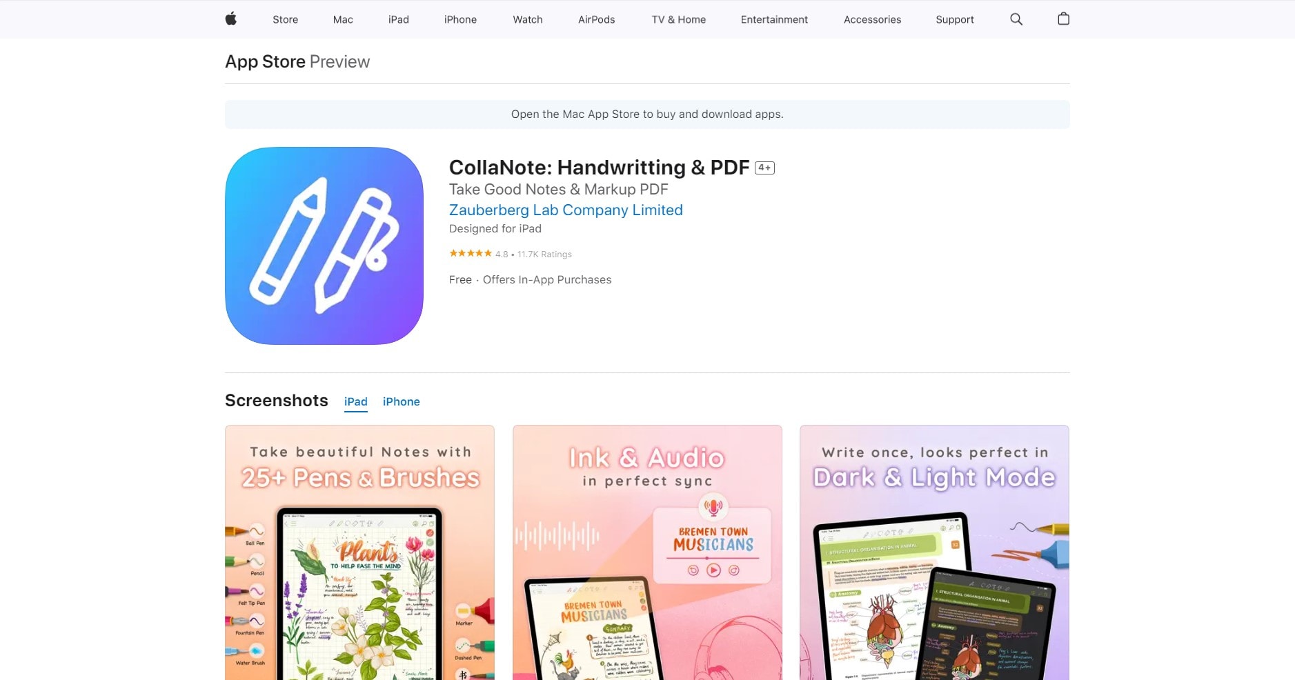 collanote best apps for note taking on ipad