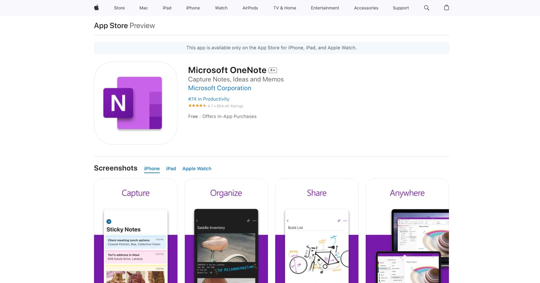 onenote best ipad app for notes