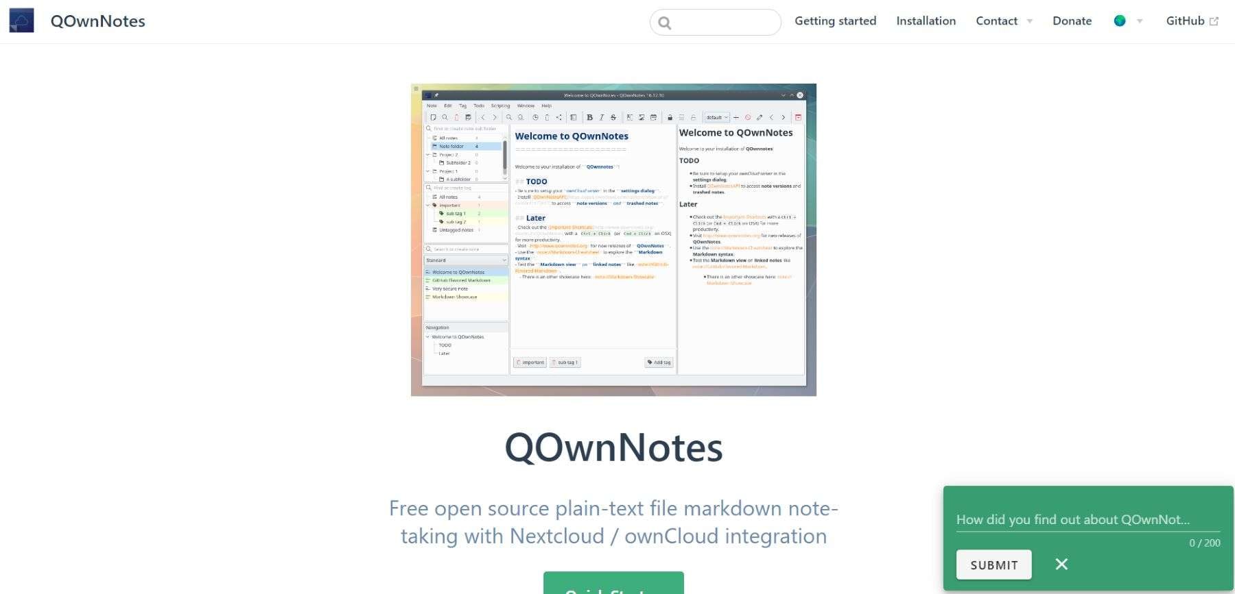 qownnotes applicazione open source per prendere appunti