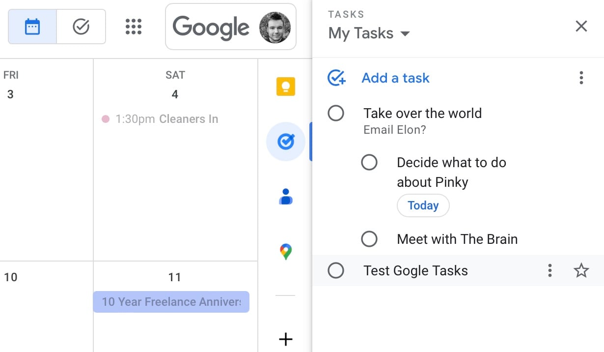to do list with google tasks