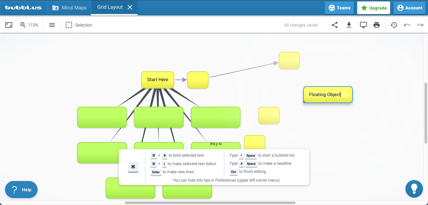 How to Make a Mind Map in Bubbl.us