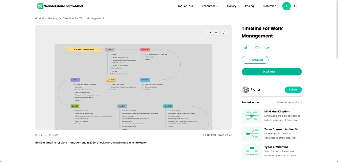 create a mind map online step 1