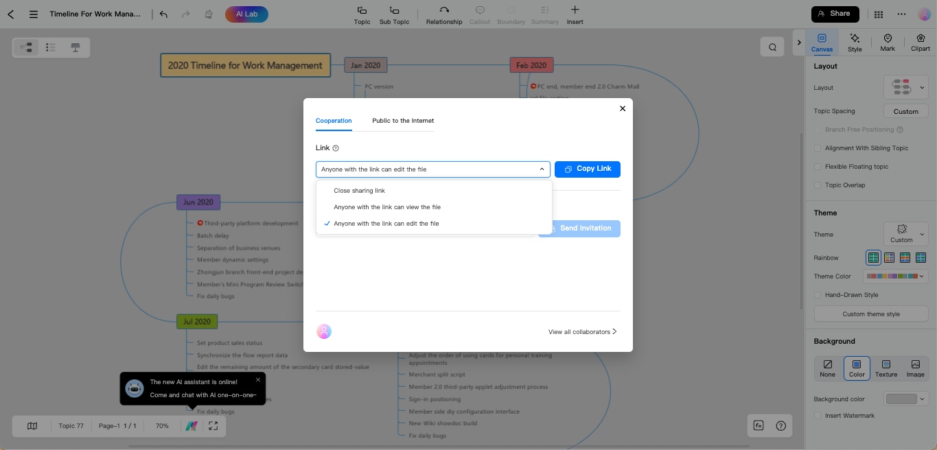 create a mind map online step 5