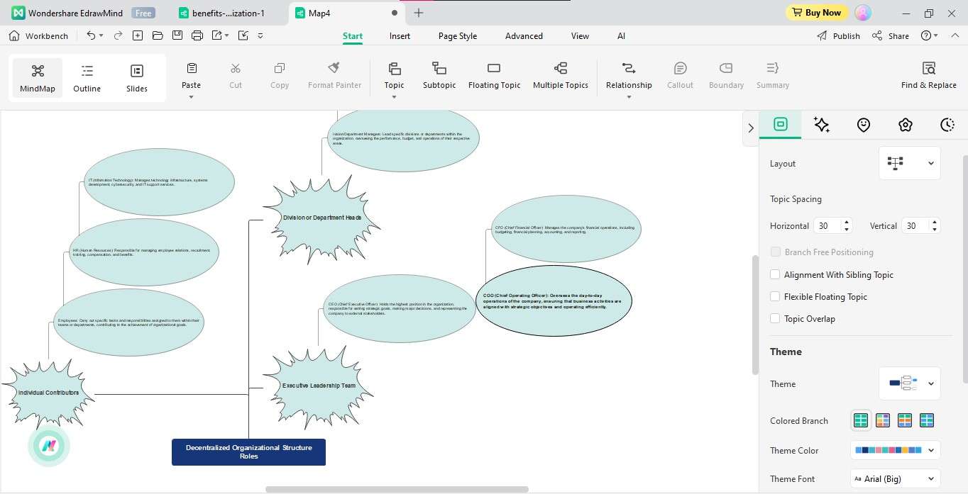 customization of styles and formatting options