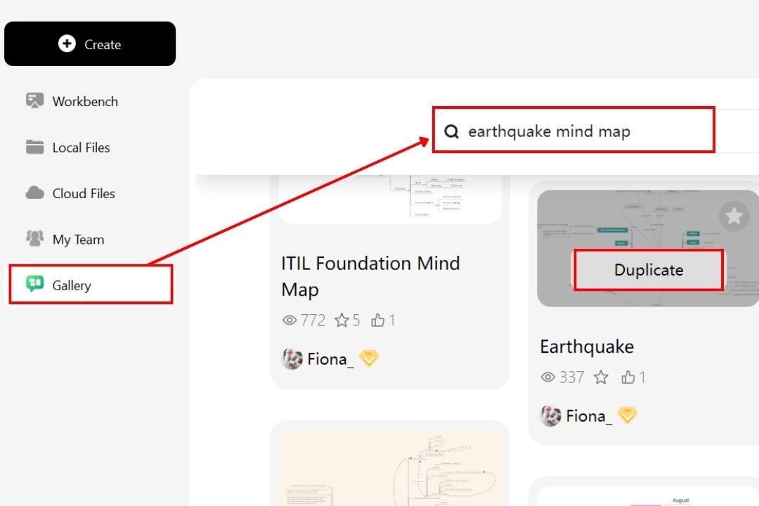 earthquake mind mapping