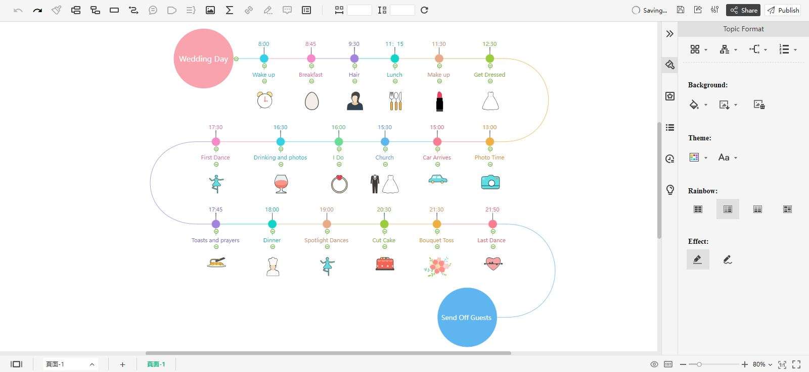 open-an-event-timeline-template