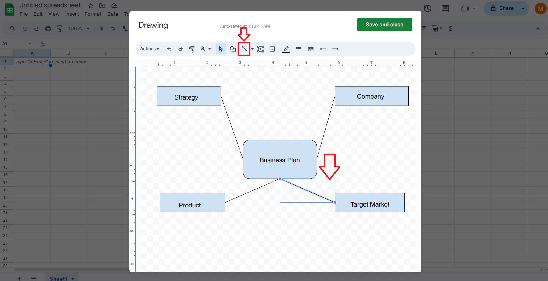 mind map relationships