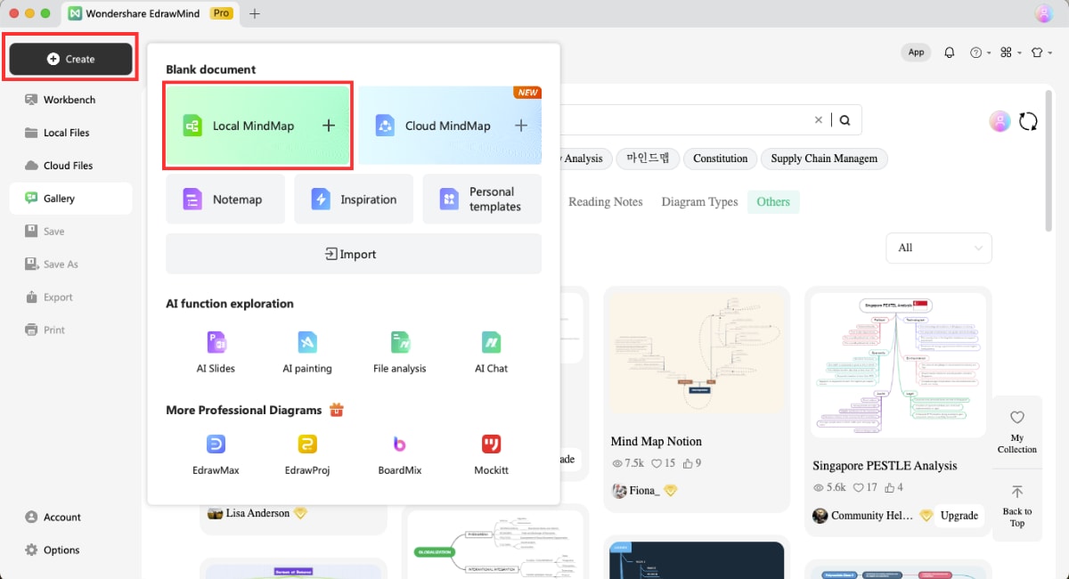 edrawmind org chart steps