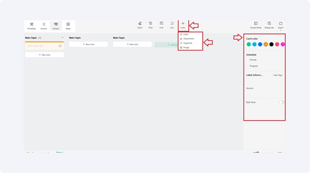 edit kanban board