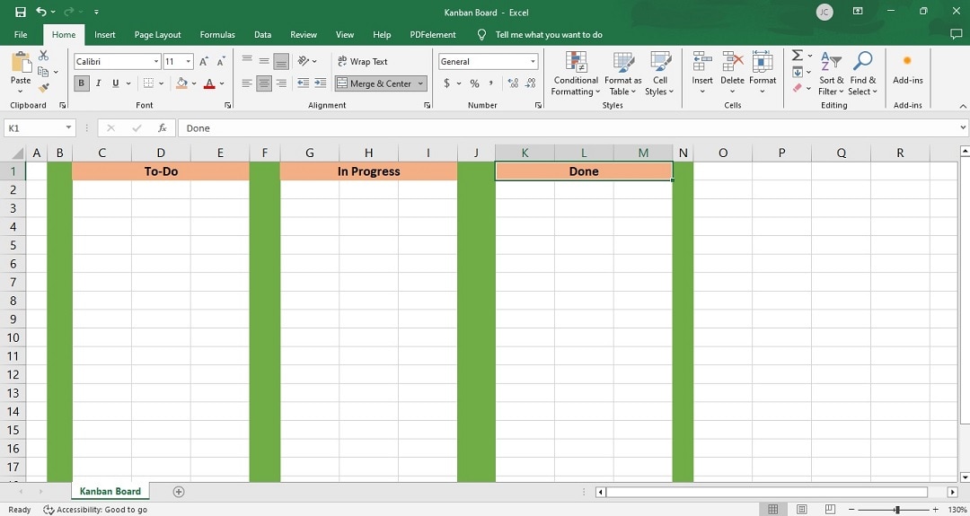 personalizing the kanban board