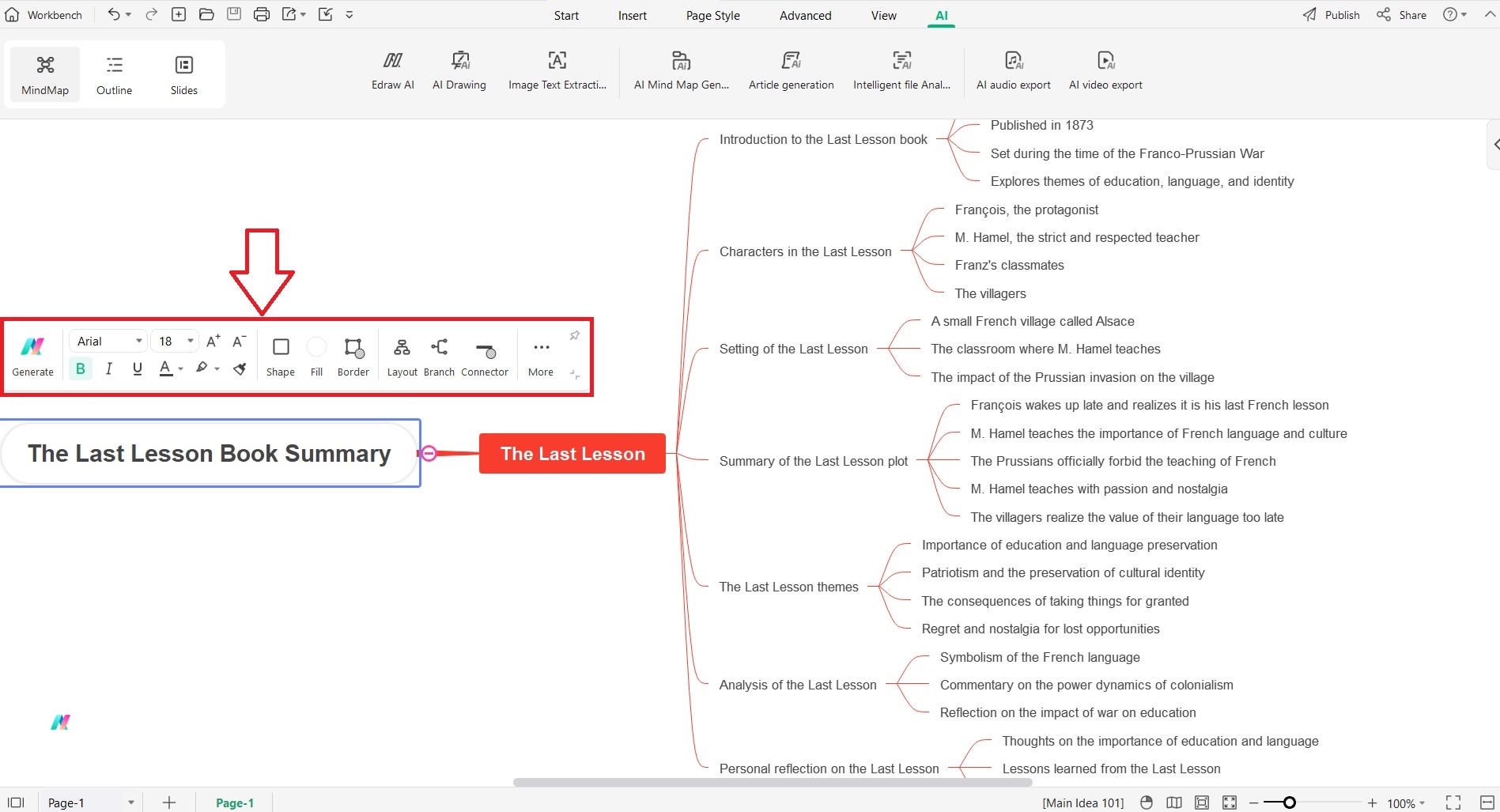 edrawmind last lesson overview