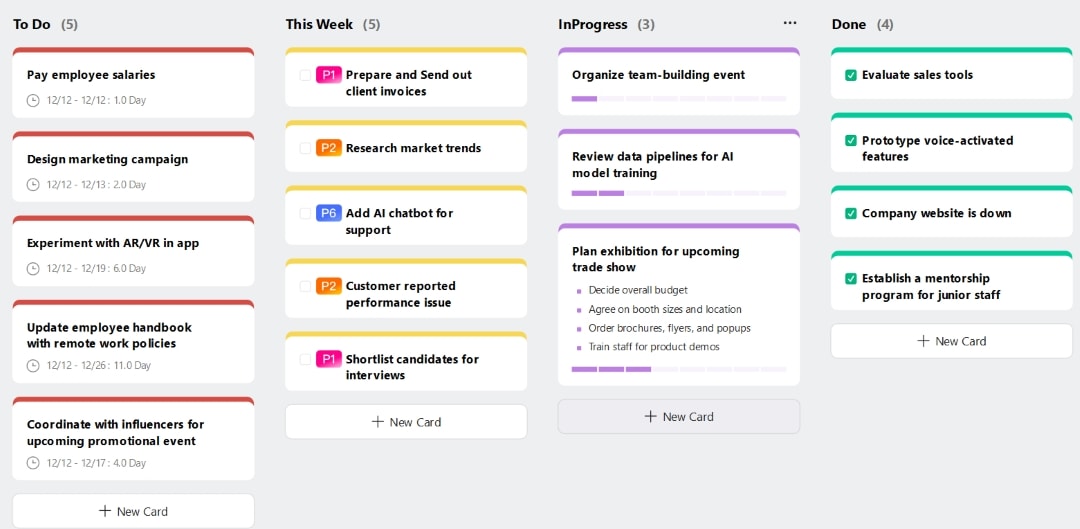 lean kanban for managing projects