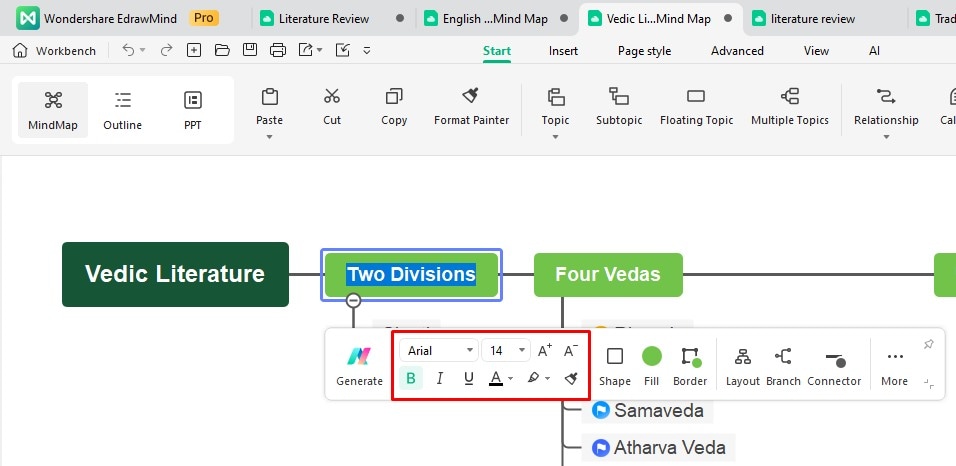 make-literature-mind-maps