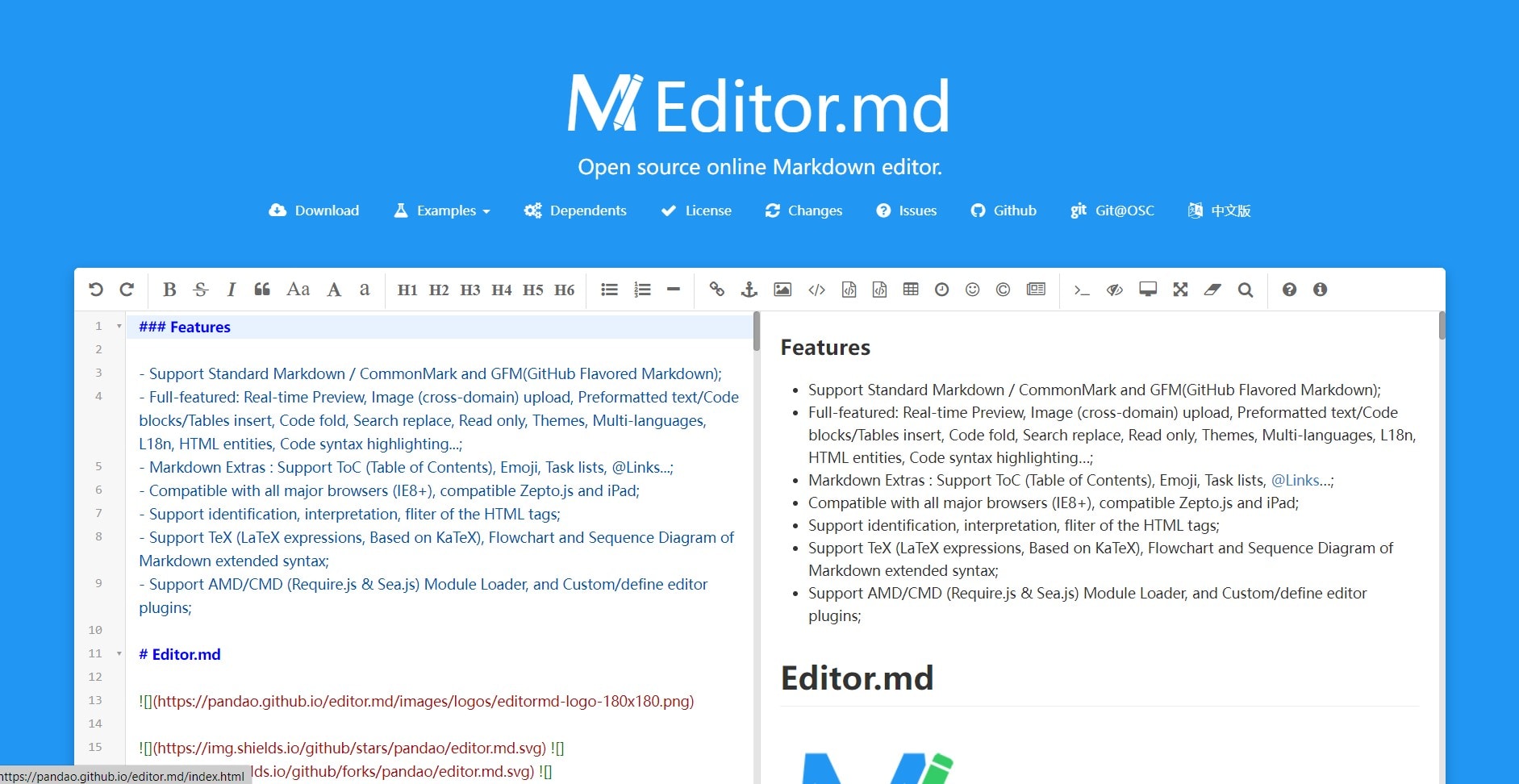 editor open source md editor