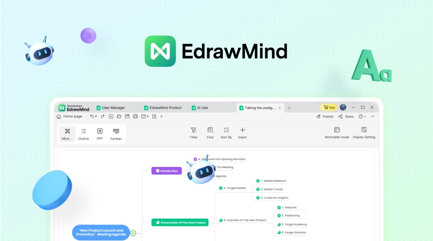 無料メモアプリ：EdrawMind