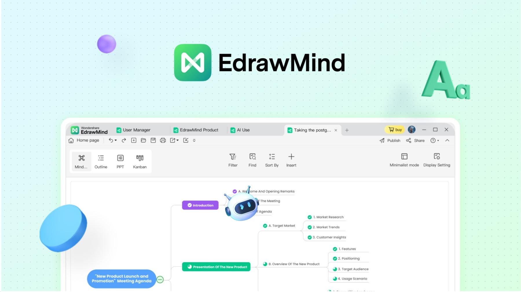 wondershare edrawmind home page