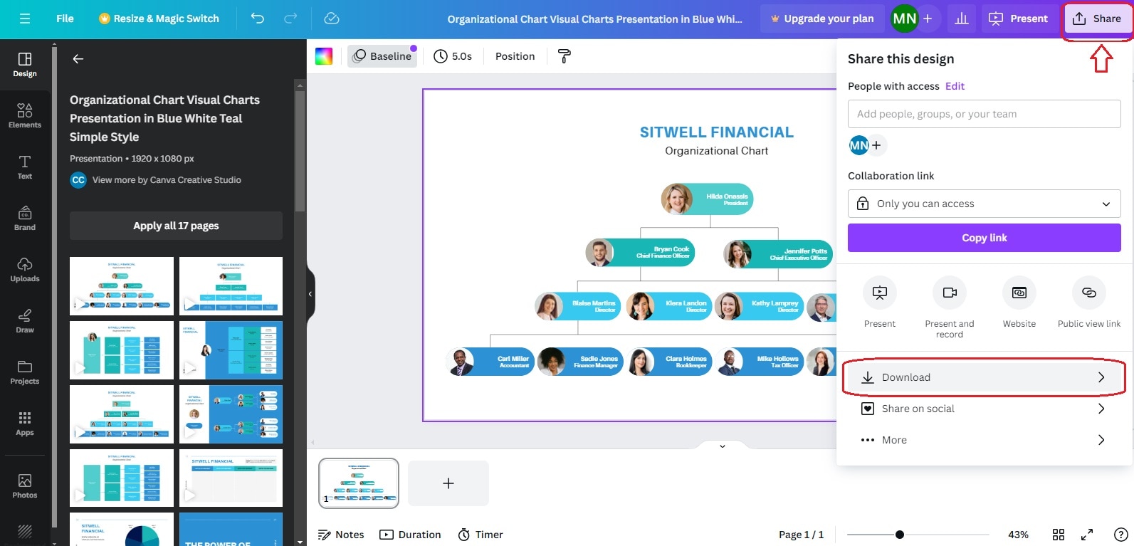 download your org chart