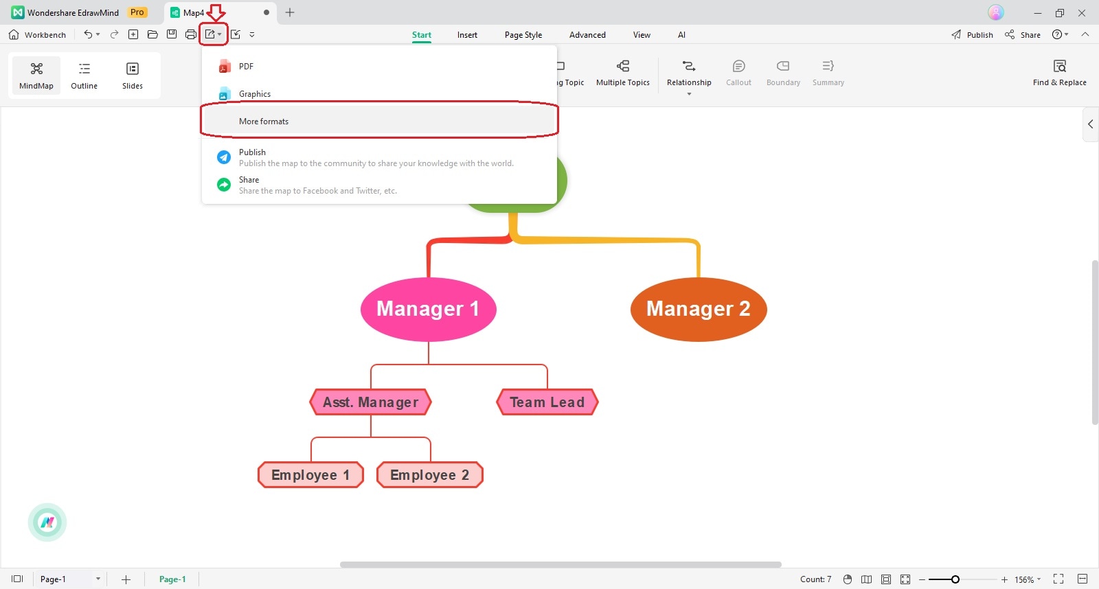 export your org chart