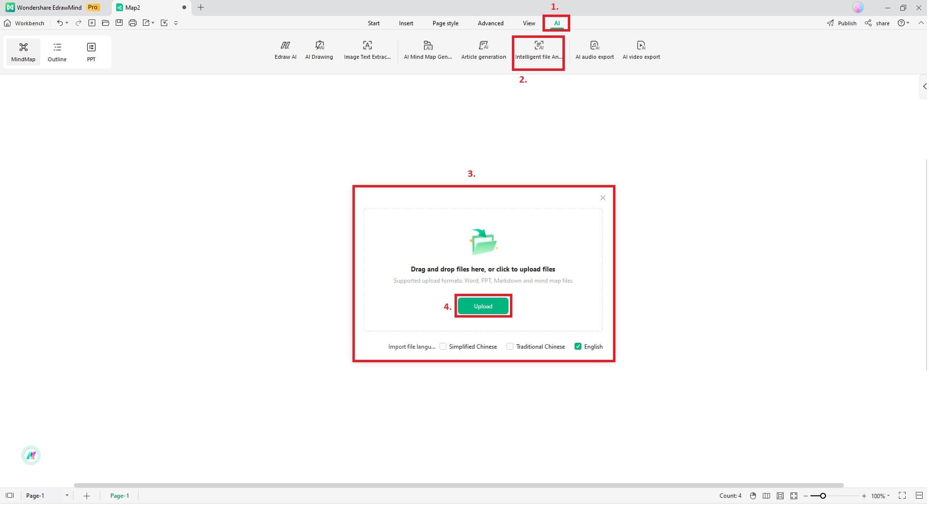 cargar archivo pdf para analizar