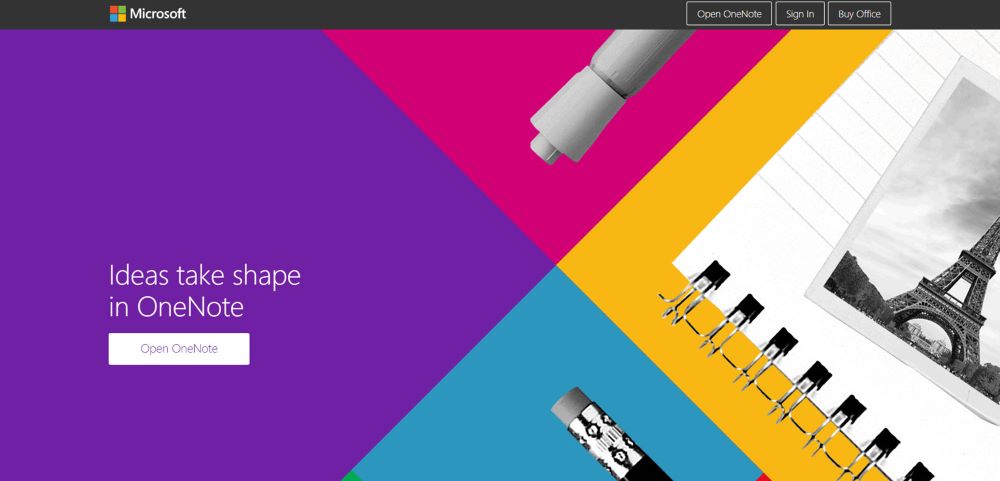 OneNote home page official
