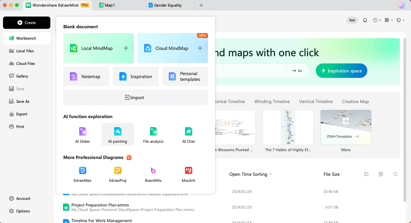 how to make a mind map in EdrawMind