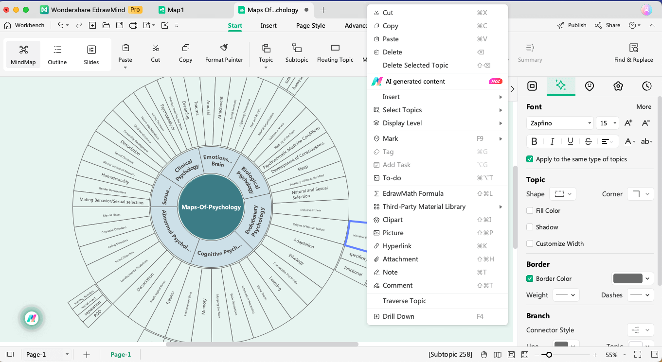 how to make a mind map in EdrawMind