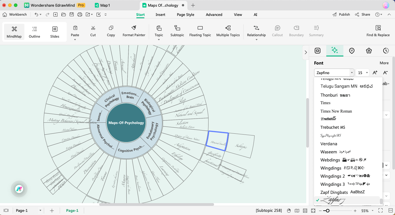 how to make a mind map in EdrawMind