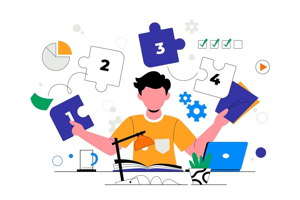 intelligence growth concept illustration