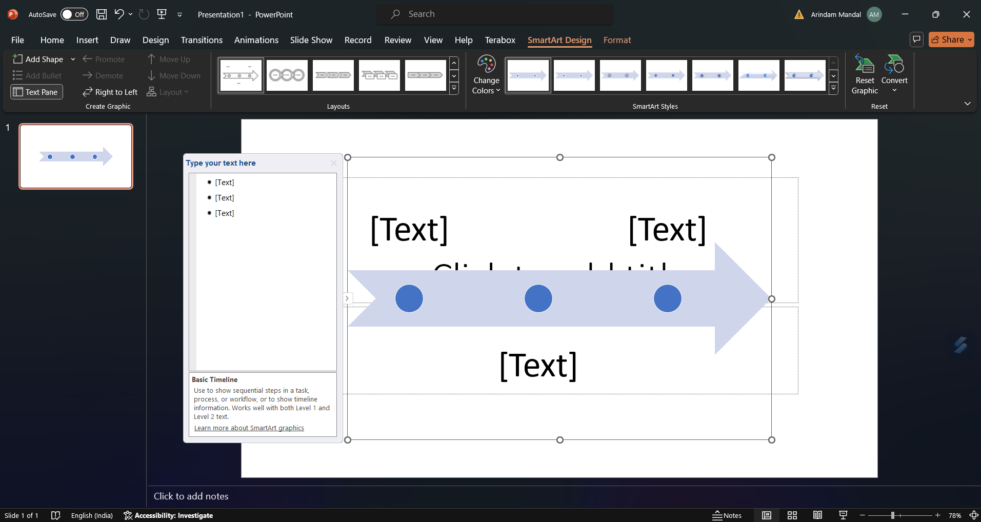 timeline diagram in powerpoint