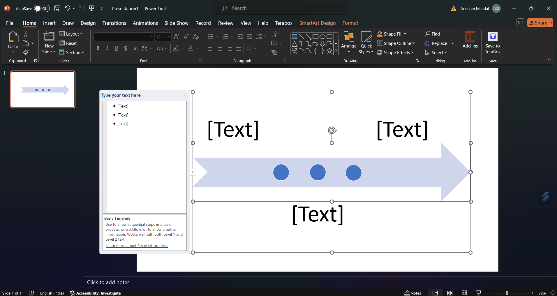 timeline layout in powerpoint