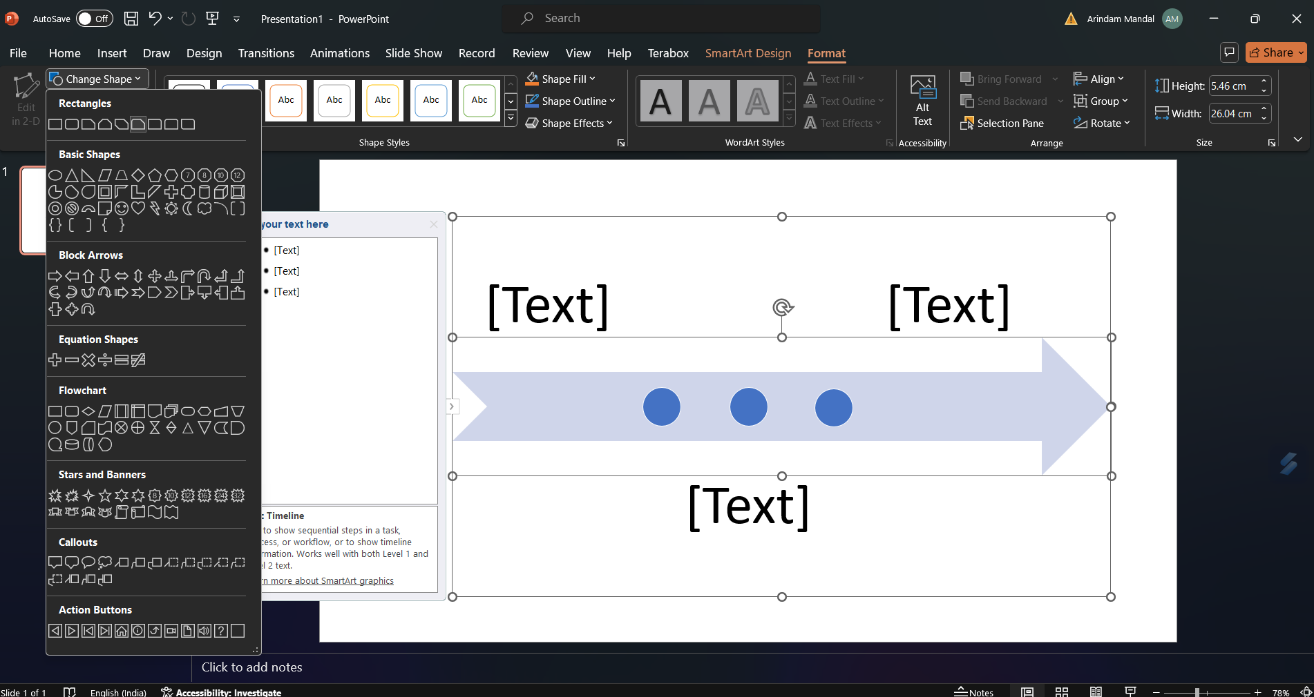 format tab in powerpoint