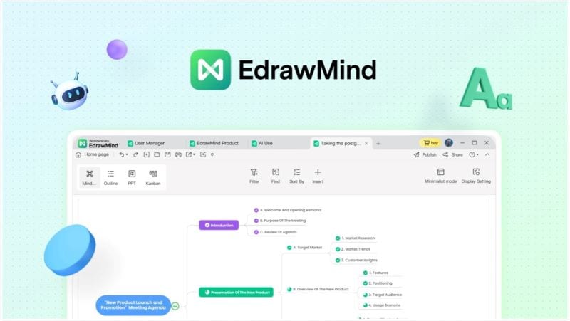 edrawmind interface