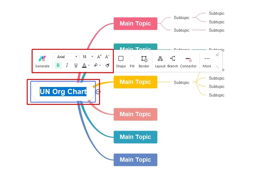 create un org chart