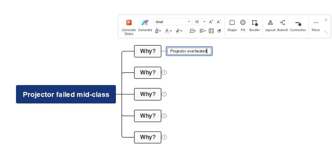 step 3-Add Your First Why Branch